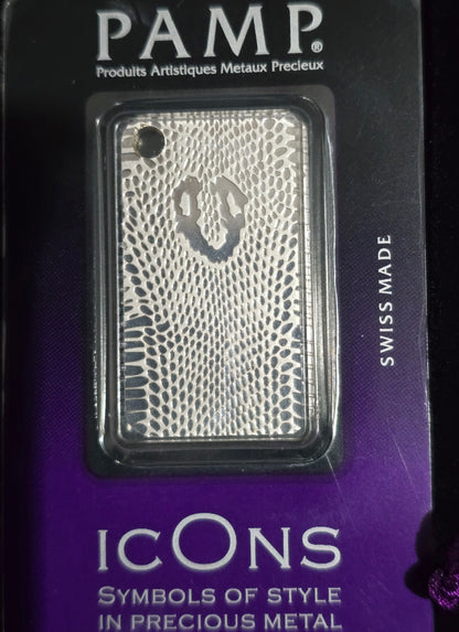 PAMP Suisse - Icons - Cobra Skin - Silver 20g .999 Fine Silver