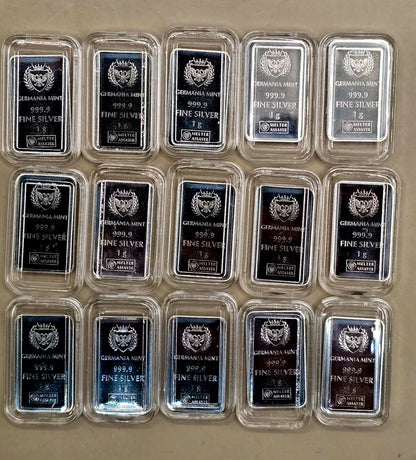 1g Germania silver bar