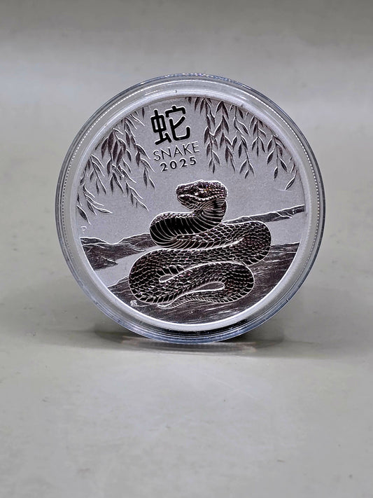 1oz 2025 Snake silver coin