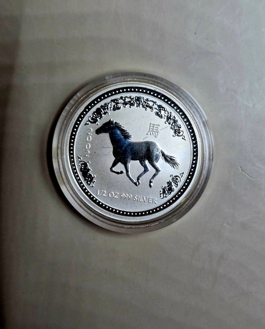 2002 Series 1 Horse 1/2oz silver