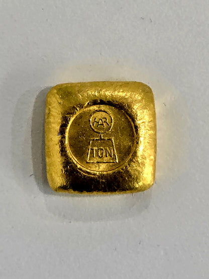 1oz vintage Harrington gold bar (bank deposit only)