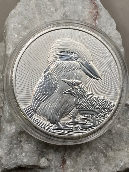 2oz 2020 Mother Baby silver Kookaburra