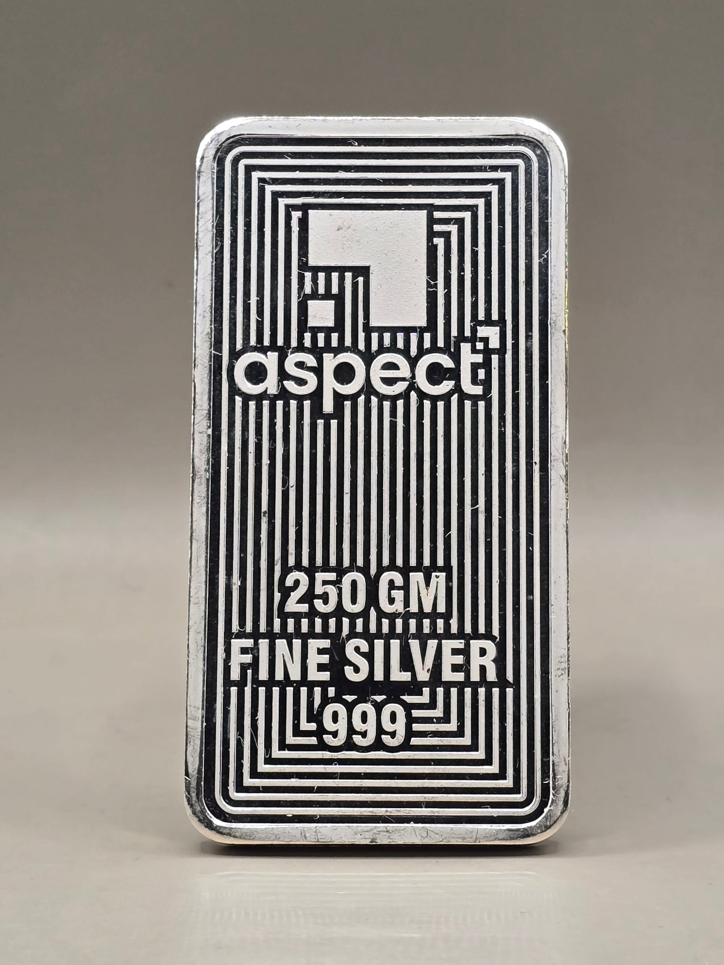 250g Aspect silver bar Tree of life scratches