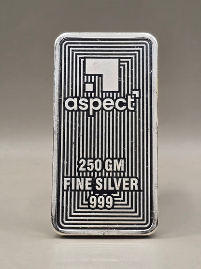 250g Aspect silver bar Tree of life scratches