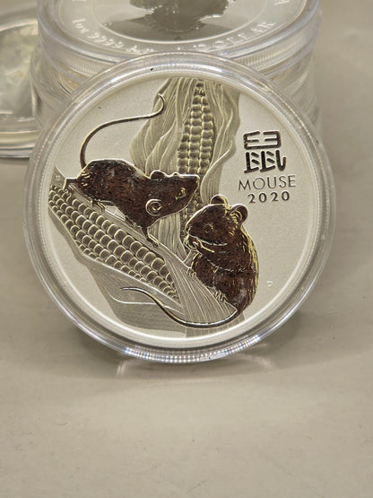 1oz 2020 series 3 silver mouse