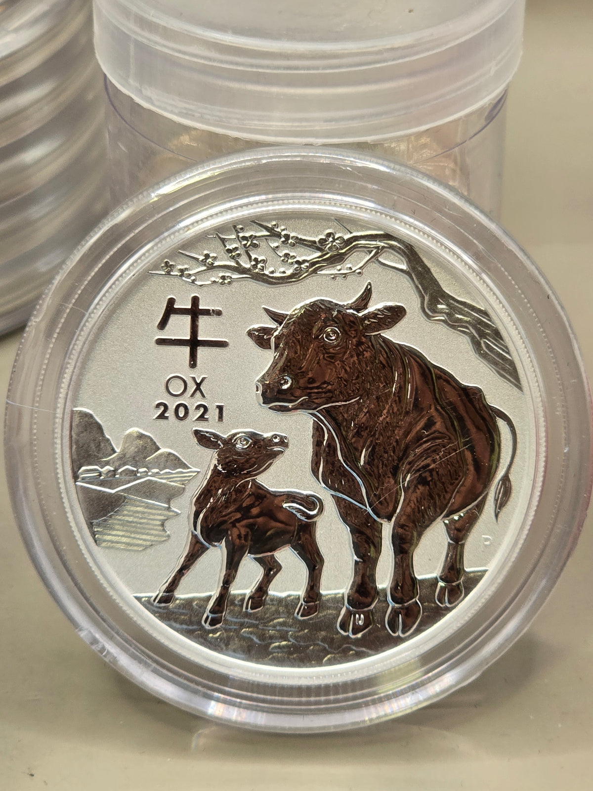2oz 2021 Silver Ox Perth Mint series 3