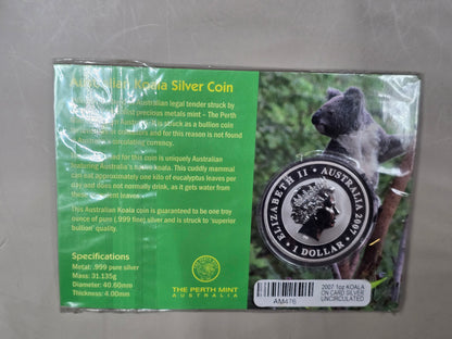 2007 1oz Silver Koala