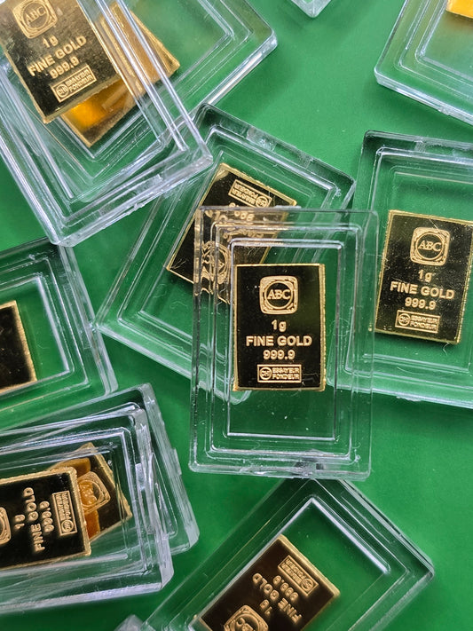 1g ABC gold bar