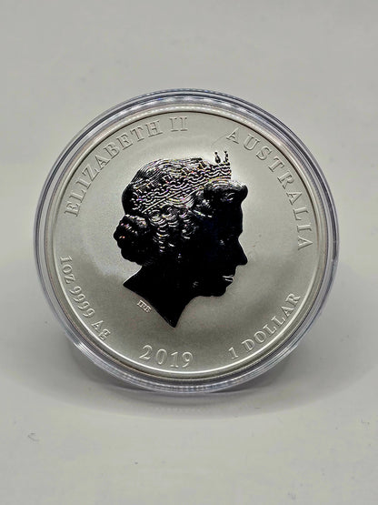 1oz 2019 Lunar Series 2 Pig silver coin