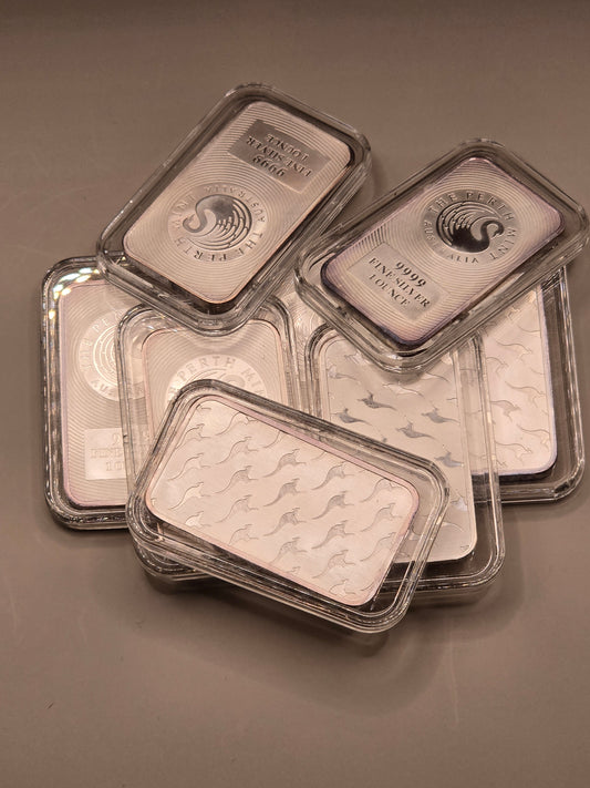1oz toned secondary bullion bars
