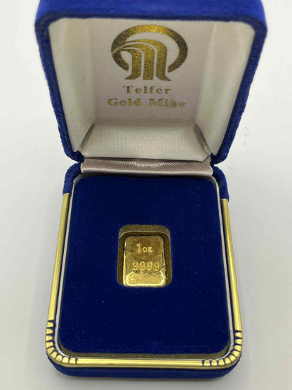 1oz Telfer Gold Mine gold bar (bank deposit only)