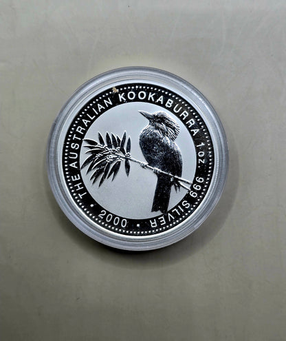1oz 2000 Kookaburra silver coin