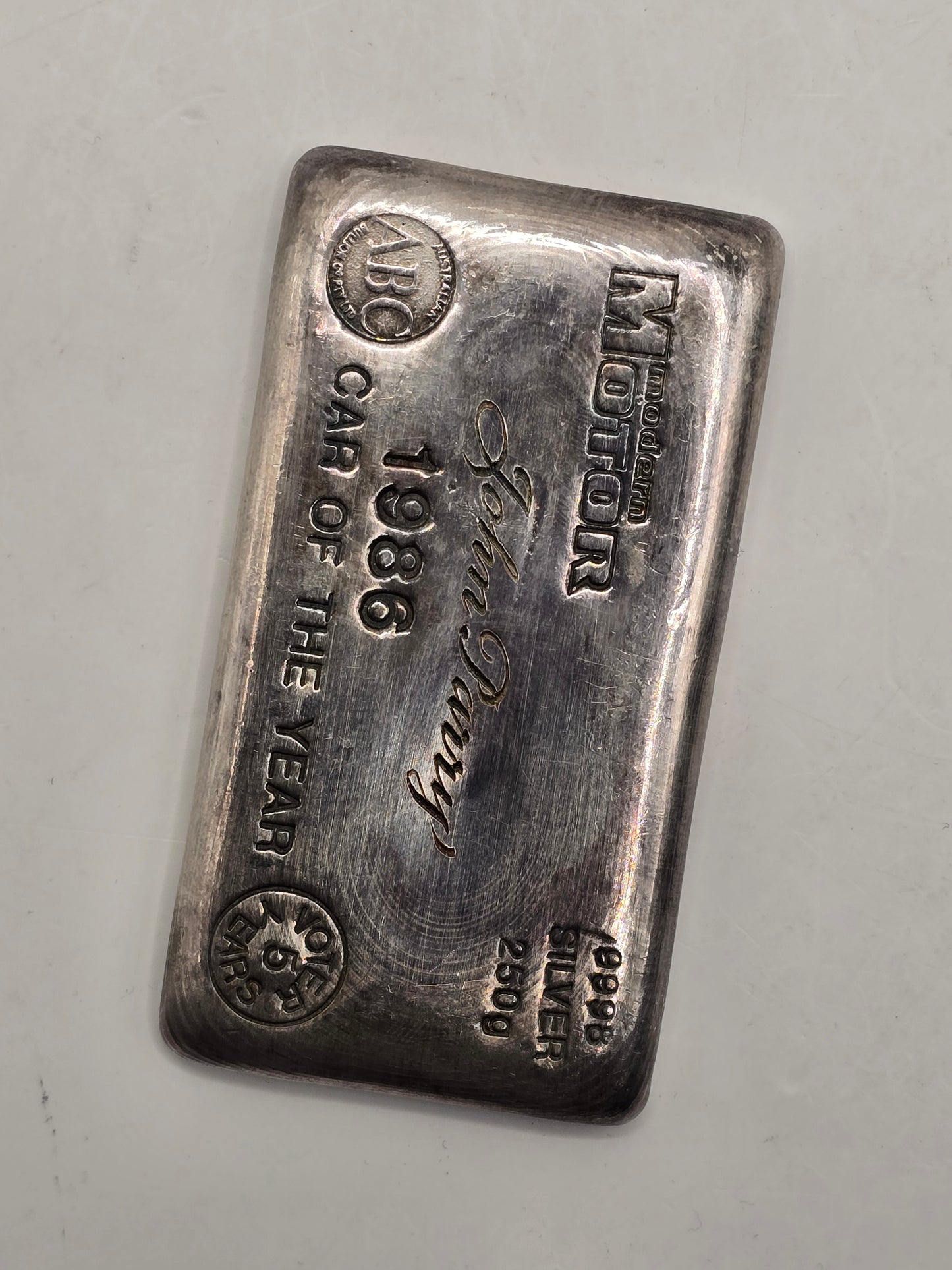 1986 ABC Vintage Motor silver bar