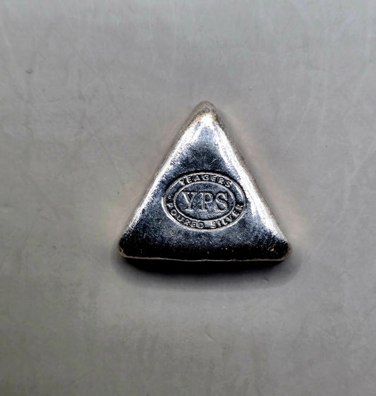 1oz YPS silver triangle