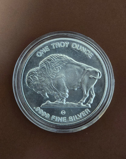 1oz silver Buffalo low premium milked