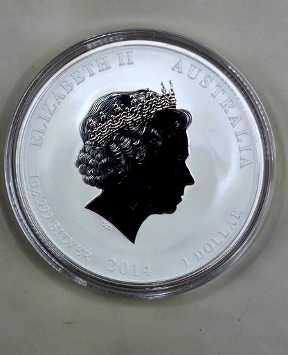 1oz 2014 Lunar Horse silver coin