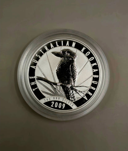 2oz 2009 Kookaburra silver coin