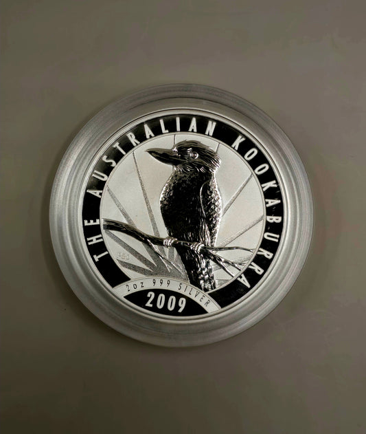 2oz 2009 Kookaburra silver coin
