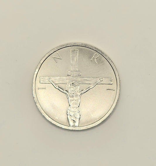2014 Silvershield Crucifixion 1/2oz silver