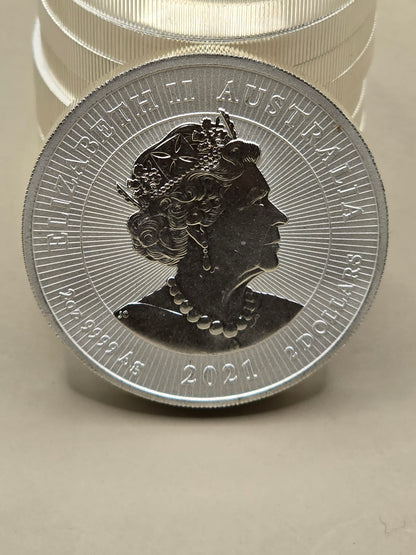 2oz 2021 Mother Baby Silver Platypus